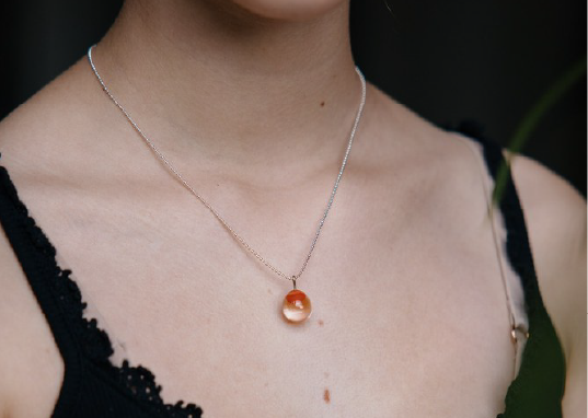 collier-verre Bijoux artisanaux en Bretagne